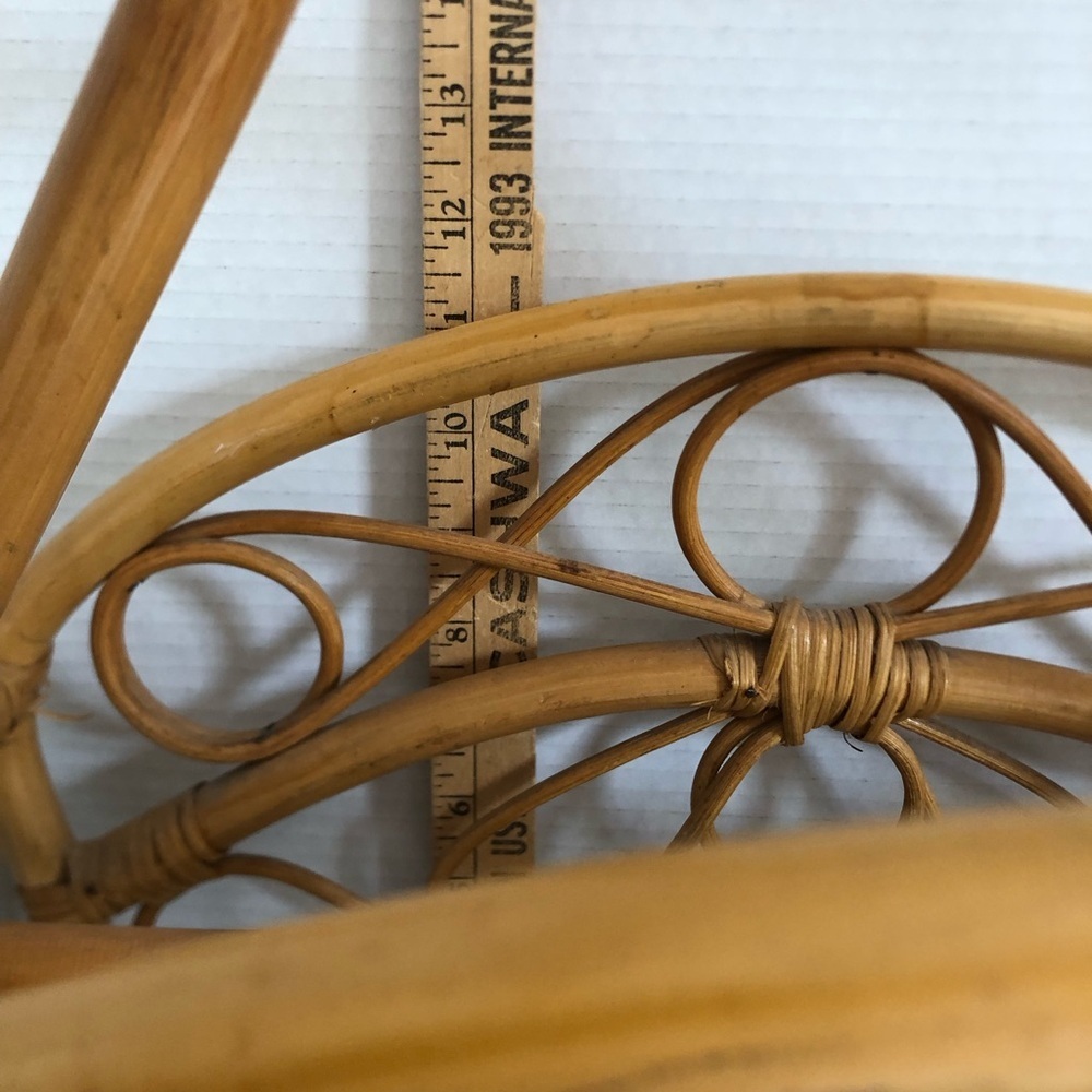 Vtg Bentwood Magazine Rack - Picture 11 of 13